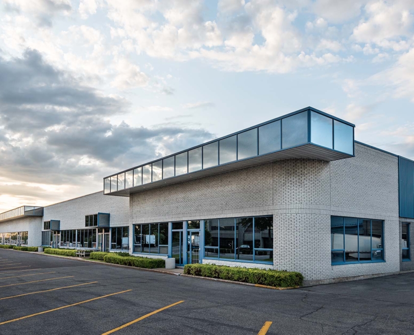 Exterior View Of A Brick Office Building